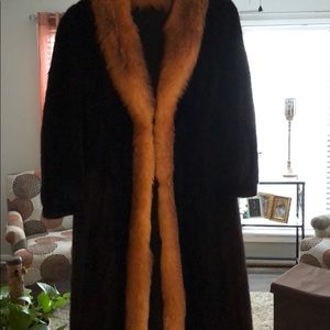Full length mink coat